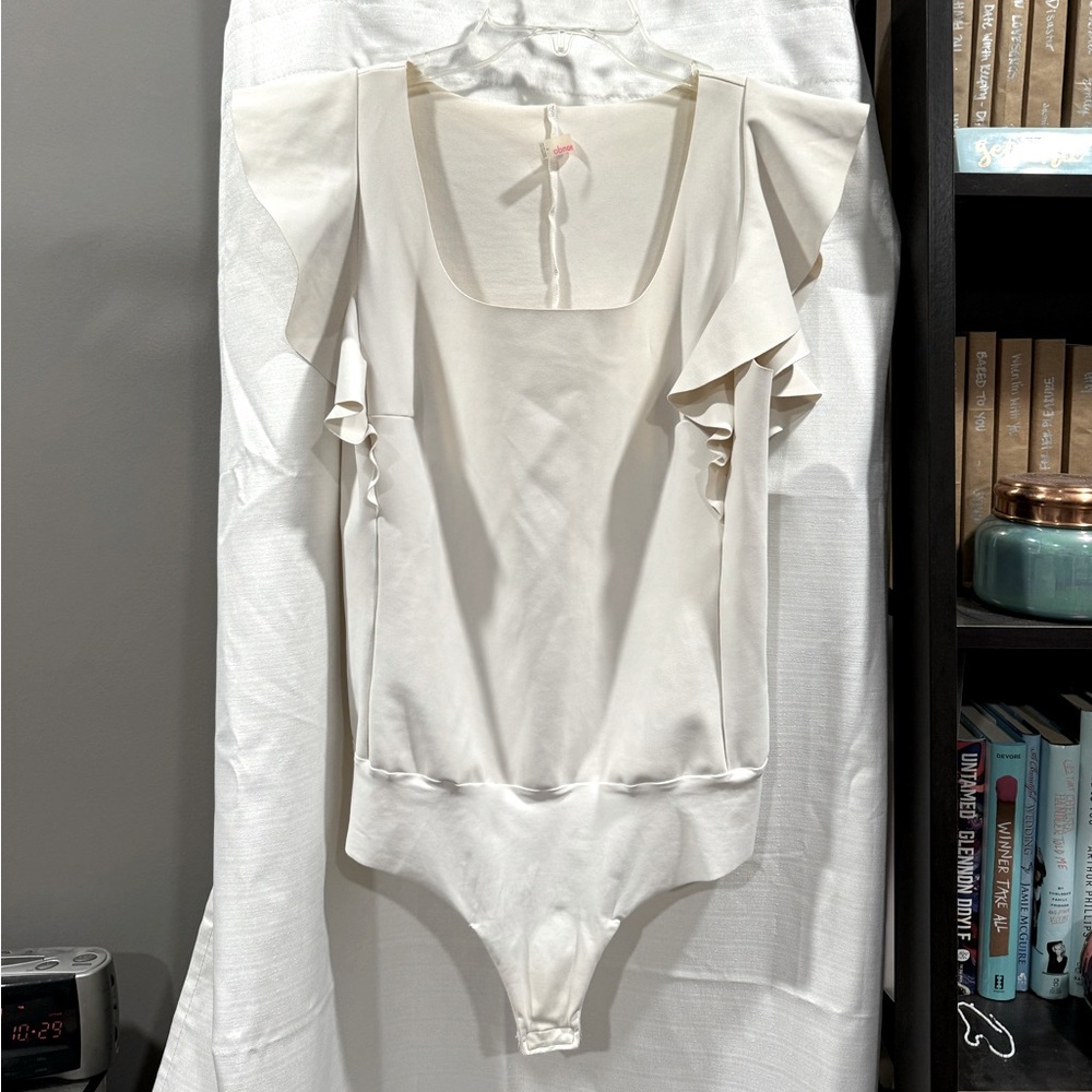 Commando White Bodysuit with Sleek Design
